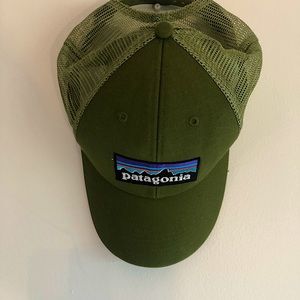 Patagonia Logo Trucker Hat Green